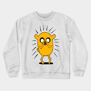 Adventure Time - Jake the Dog In Shock Crewneck Sweatshirt